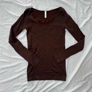 Nikibiki Chocolate Long Sleeve Women's Top